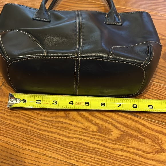 genuine leather fossil black purse - Picture 10 of 11